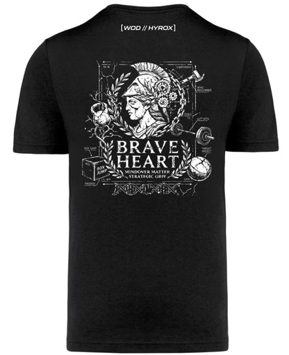 Camiseta CrossFit Hombre "Brave Heart" - Ropa Hyrox | ORYON (+3 Colores)