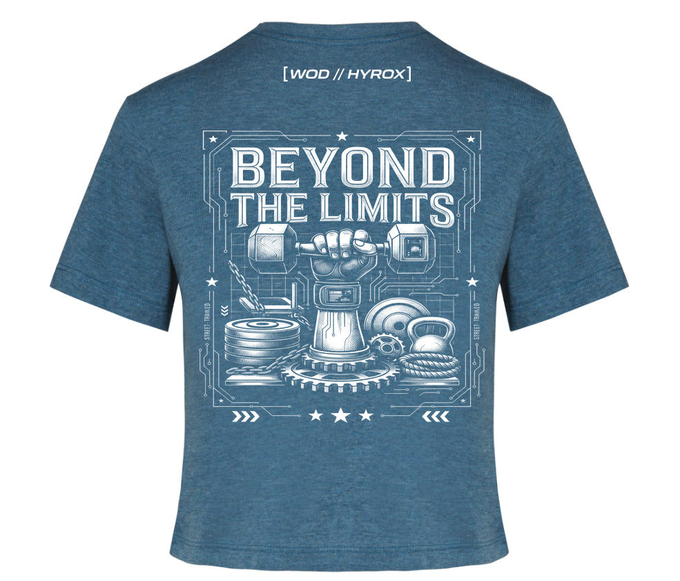 Camiseta CrossFit Mujer "Beyond The Limits" - Ropa Fitness | ORYON (+2 Colores)