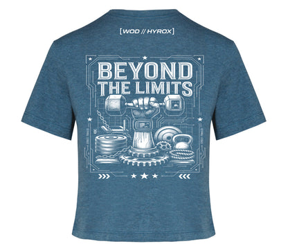 Camiseta CrossFit Mujer "Beyond The Limits" - Ropa Fitness | ORYON (+2 Colores)