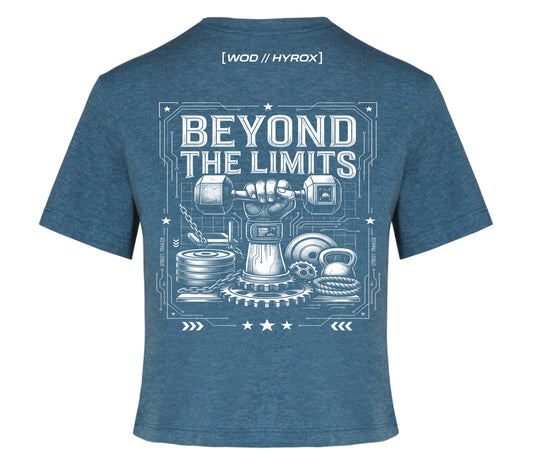 Camiseta CrossFit Mujer "Beyond The Limits" - Ropa Fitness | ORYON (+2 Colores)