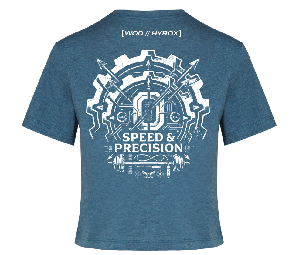 Camiseta CrossFit Mujer "Speed & Precision" | ORYON (+2 Colores)