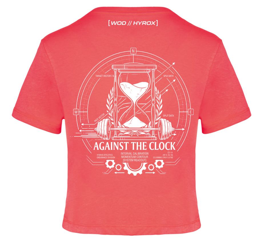 Camiseta Hyrox Mujer "Against The Clock" - Ropa CrossFit | ORYON (+2 Colores)