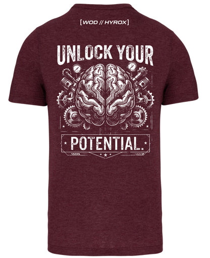 Camiseta CrossFit Hombre "Unlock Your Potential" - Ropa Fitness | ORYON (+3 Colores)