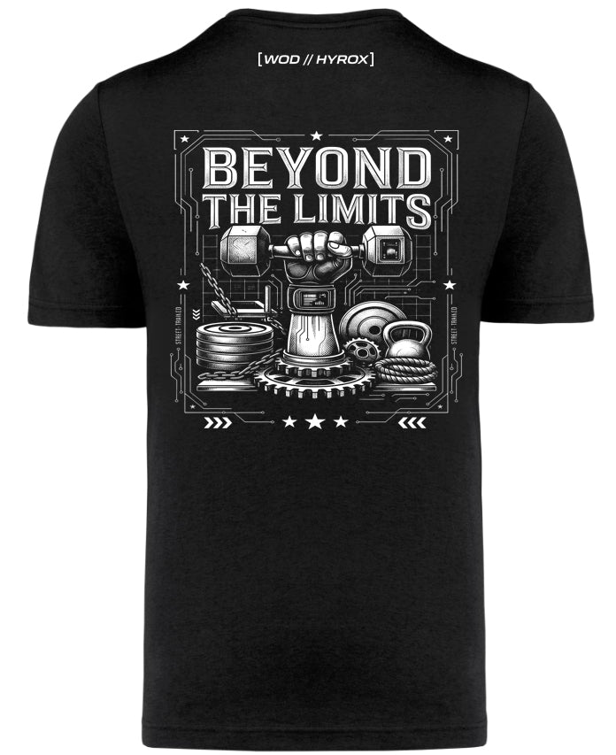 Camiseta CrossFit Hombre "Beyond the Limits" - Ropa Training | ORYON (+3 Colores)