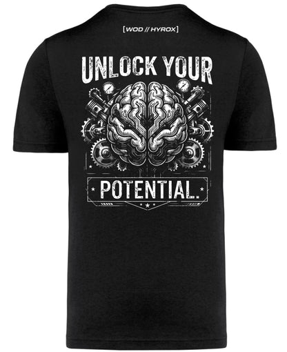 Camiseta CrossFit Hombre "Unlock Your Potential" - Ropa Fitness | ORYON (+3 Colores)