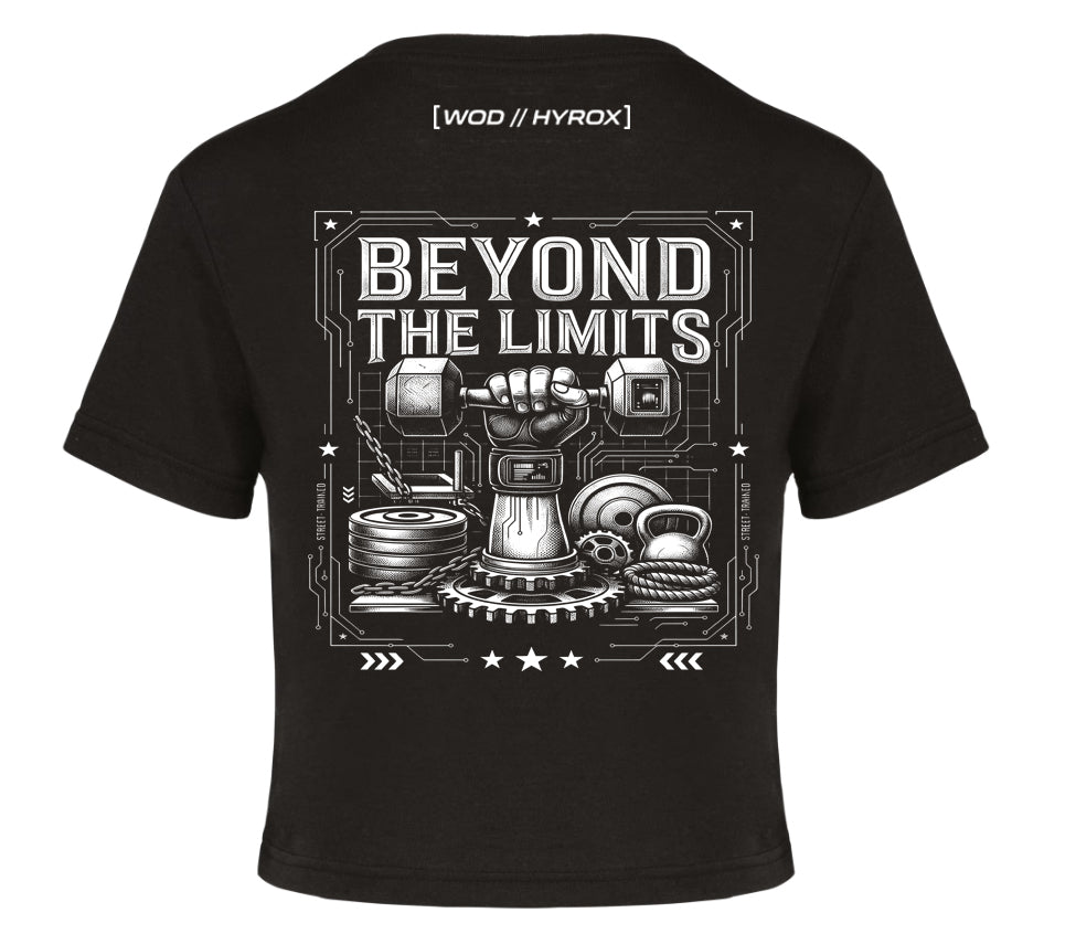 Camiseta CrossFit Mujer "Beyond The Limits" - Ropa Fitness | ORYON (+2 Colores)
