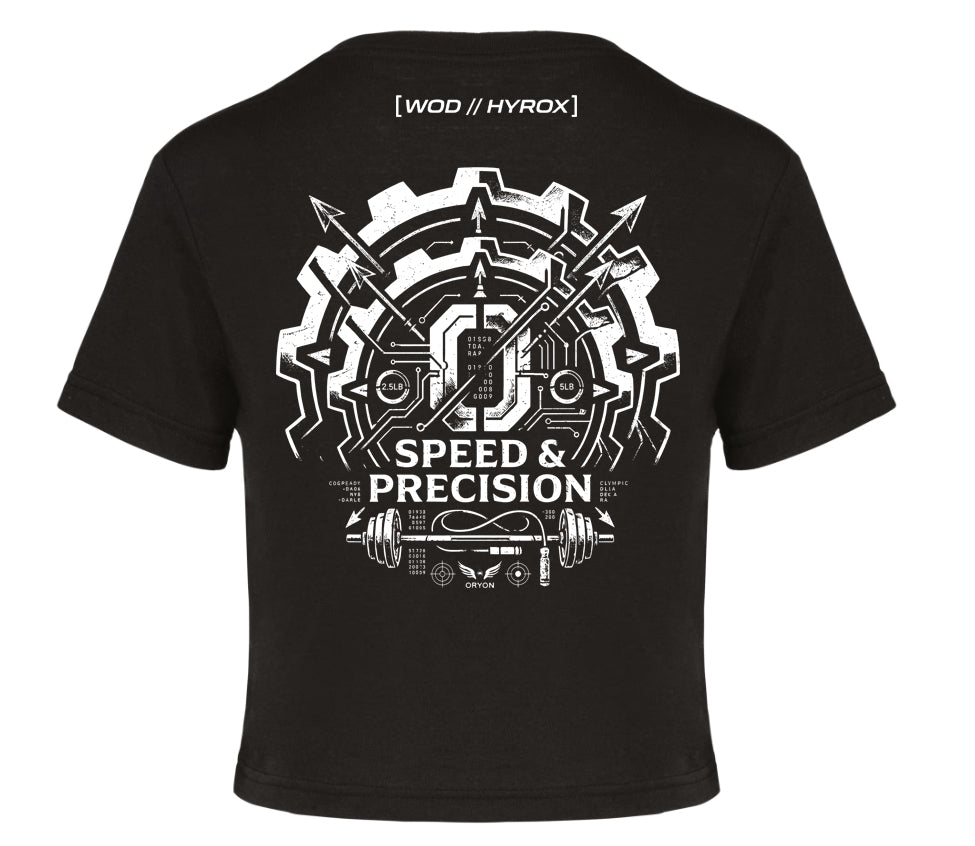 Camiseta CrossFit Mujer "Speed & Precision" | ORYON (+2 Colores)