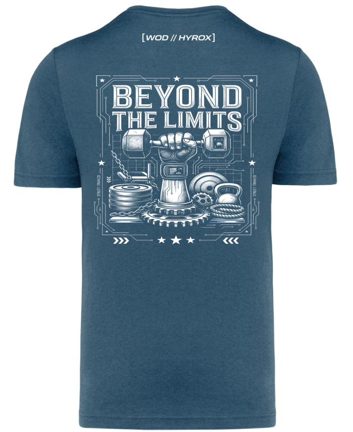 Camiseta CrossFit Hombre "Beyond the Limits" - Ropa Training | ORYON (+3 Colores)