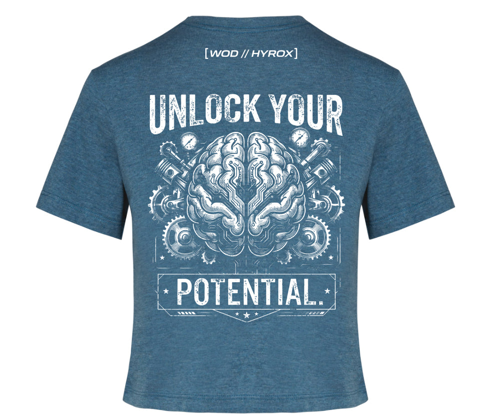 Camiseta CrossFit Mujer "Unlock Your Potential" - Ropa Hyrox | ORYON (+2 Colores)
