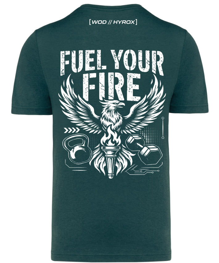 Camiseta CrossFit Hombre "Fuel Your Fire" - Ropa Fitness | ORYON (+3 Colores)