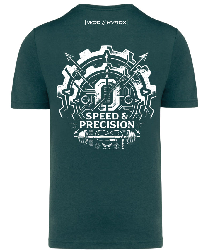 Camiseta Hyrox Hombre "Speed & Precision" | ORYON (+3 Colores)