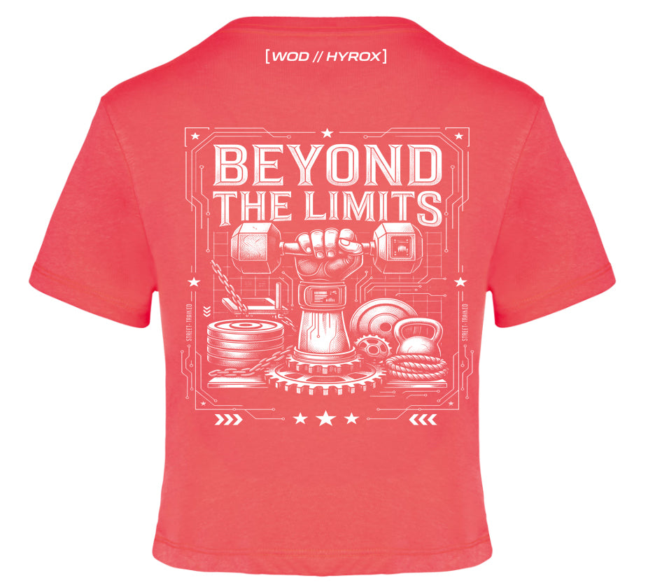Camiseta CrossFit Mujer "Beyond The Limits" - Ropa Fitness | ORYON (+2 Colores)