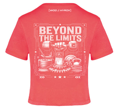 Camiseta CrossFit Mujer "Beyond The Limits" - Ropa Fitness | ORYON (+2 Colores)