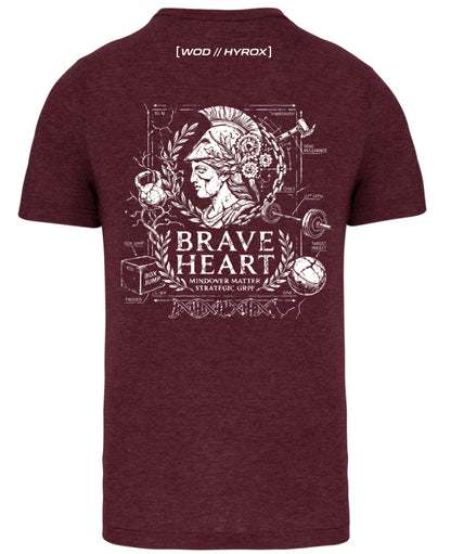 Camiseta CrossFit Hombre "Brave Heart" - Ropa Hyrox | ORYON (+3 Colores)
