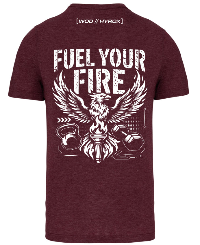 Camiseta CrossFit Hombre "Fuel Your Fire" - Ropa Fitness | ORYON (+3 Colores)