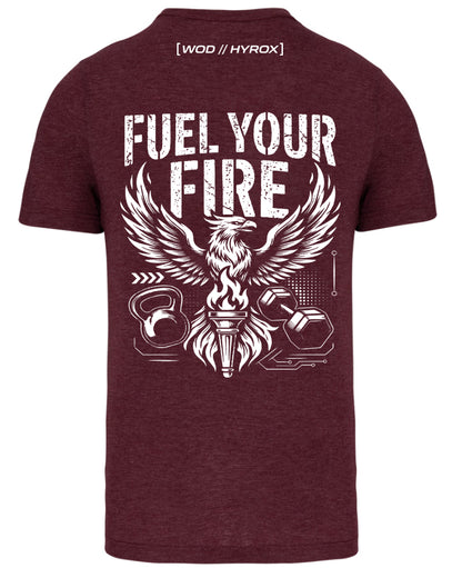 Camiseta CrossFit Hombre "Fuel Your Fire" - Ropa Fitness | ORYON (+3 Colores)