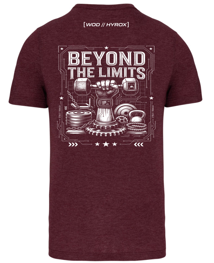 Camiseta CrossFit Hombre "Beyond the Limits" - Ropa Training | ORYON (+3 Colores)