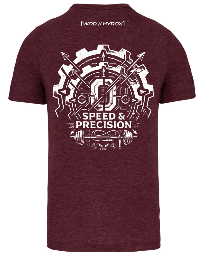 Camiseta Hyrox Hombre "Speed & Precision" | ORYON (+3 Colores)